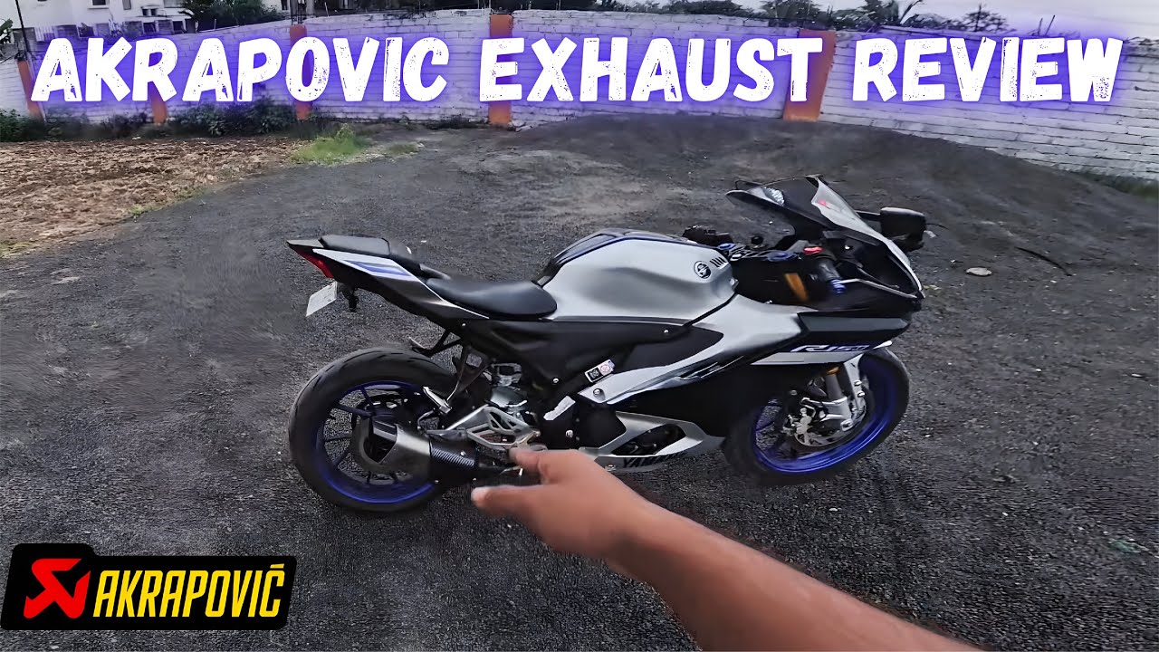Why the Akrapovic Exhaust is the Ultimate Upgrade for R15M — Power, Sound & Style 🔥