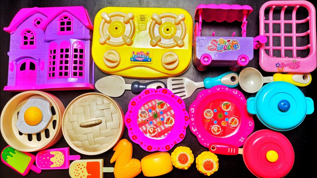 3:24 Minutes Satisfying With Unboxing Hello Kitty Kitchen Set | Unboxing Mini Kitchen Set ASMR...