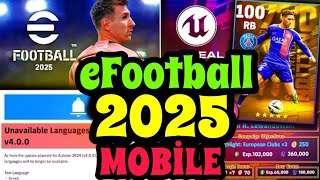 EFOOTBALL 2025 MOBİLE ÇIKTI ! İLK RESMİ GÖRÜNTÜLER ! KAÇIRMAYIN ! GÜNCELLEME ! eFootball 2024 MOBİLE