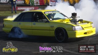 BLOWN 202 VK COMMODORE HAZARD AT BRASHERNATS