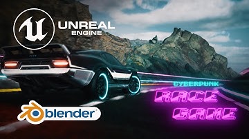 CYBERPUNK GAME RACE Short Film | Unreal Engine 4 | Blender 3.0