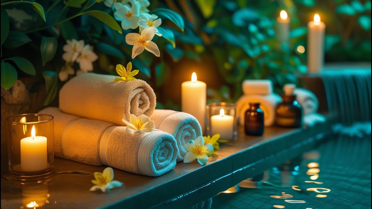 Spa Music with Soft Sound of Water, Relaxing Music, Healing Music, Sleep Music for Deep Sleep