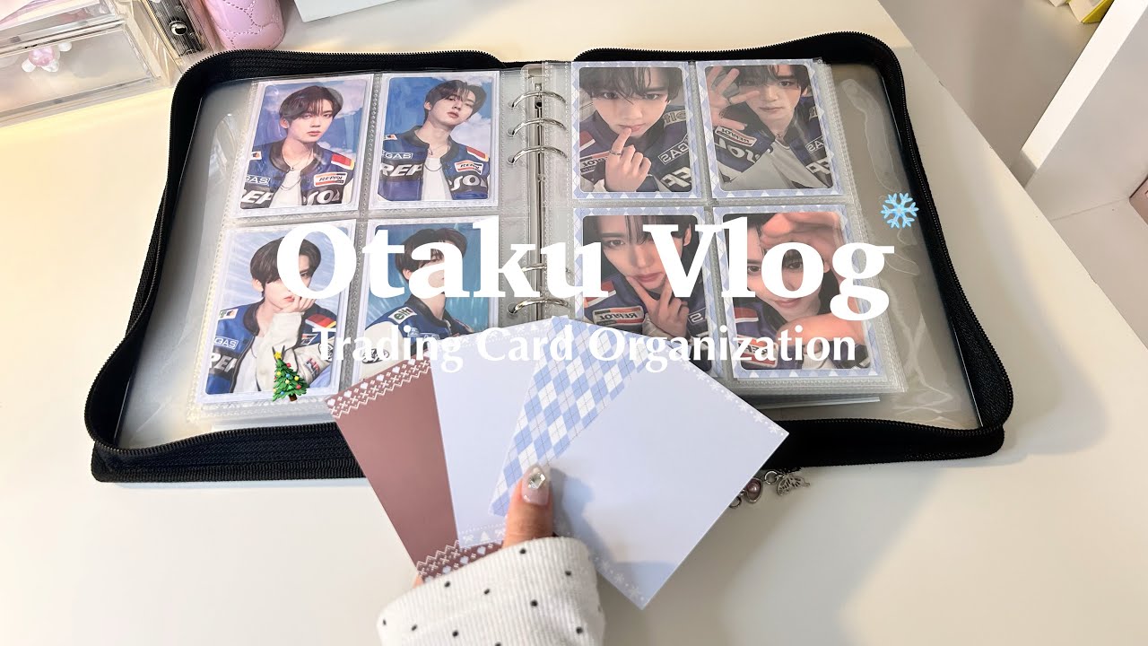 [ Otaku Vlog ] #7 zeroniのグッズ購入品紹介 | トレカ整理✨ 新作トレカ台紙が冬にぴったり❄️🎄