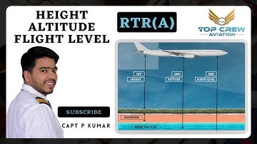 RTR(A) PART-1 | HEIGHT | ALTITUDE | FLIGHT LEVEL | QFE | QNH| QNE | CAPT P KUMAR | TOP CREW AVIATION
