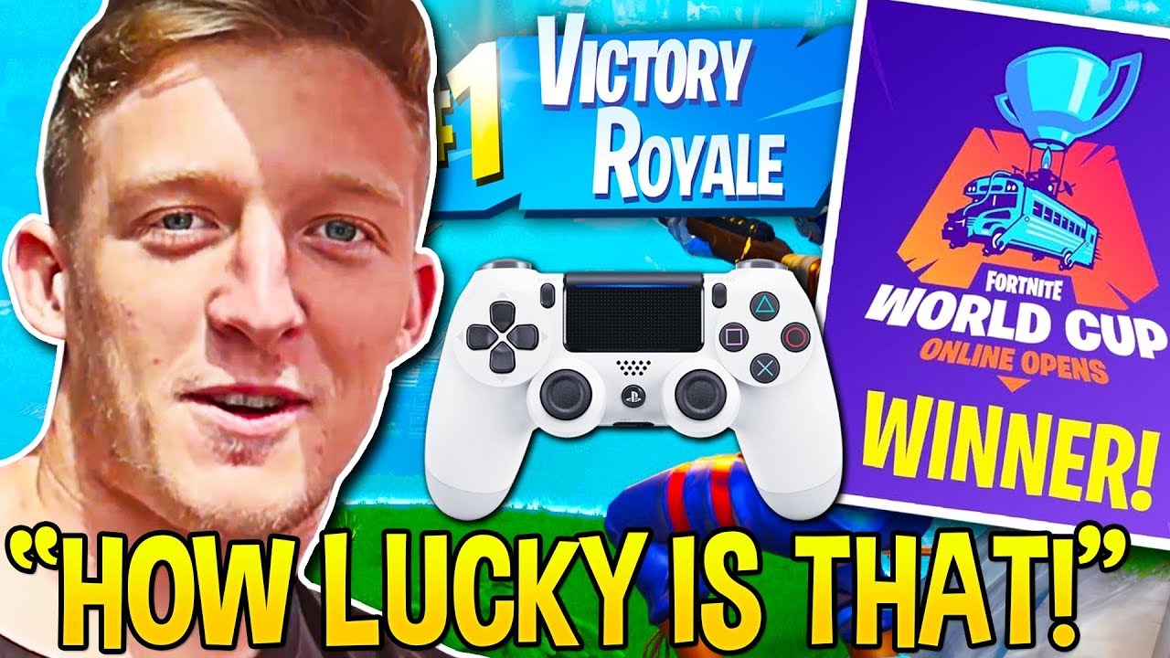 trolling motor plug TFUE in *DISBELIEF* Spectating *LUCKIEST* CONTROLLER PLAYER in WORLD CUP! - Fortnite Moments