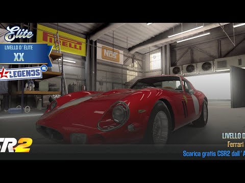 【CSR2】 Ferrari 250 GTO (ÉLITE 0), shift & tune for 8.570