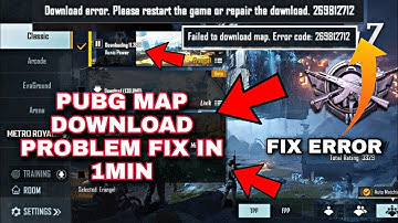 Pubg Mobile Map Download Error Solved 2022
