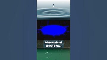 3 Levels of Rain Animation #aftereffects #motiongraphics #animation