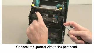 Zebra GT800 Series - Changing The Printhead