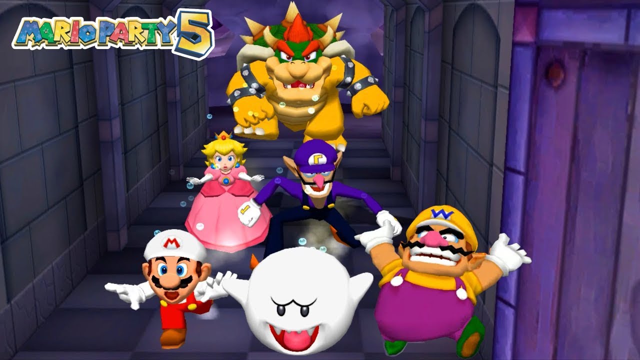 Mario Party 5 - Mario vs Boo vs Waluigi vs Peach