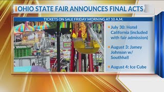 Ohio State Fair announces final acts