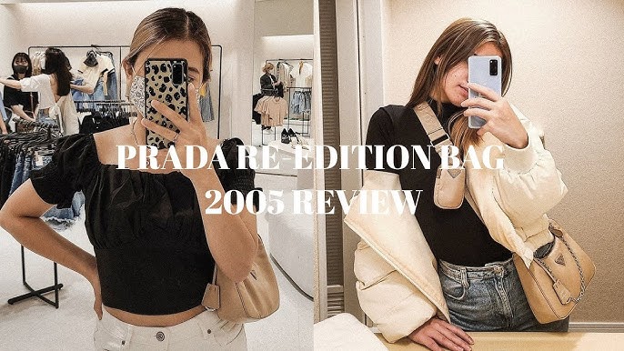 PRADA 2000 RE-EDITION UNBOXING/ SHORT COMPARISON!!! 