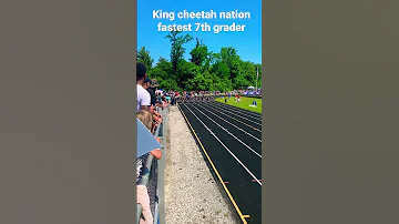 King cheetah nations fastest 7th grader