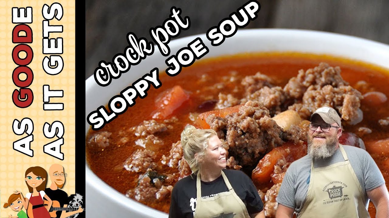 Crock Pot Sloppy Joe Soup YouTube