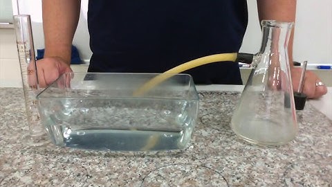 Collecting a Gas Over Water