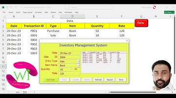 Excel Inventory Management System Tutorial | Part 1: Building a Unique Inventory System in Excel VBA