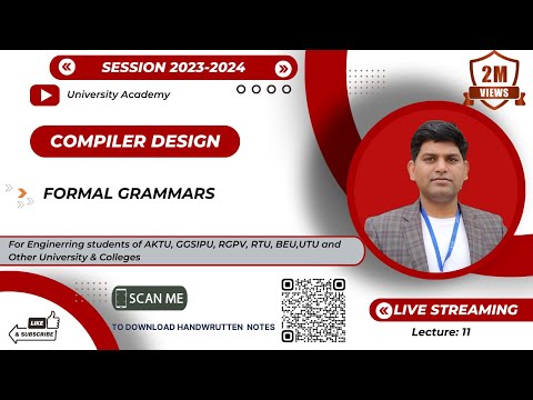 CD11: Formal Grammar in Compiler Design | Application of Grammar in ...