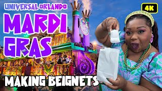 Universal Mardi Gras Food Media Event - Making Beignets at Universal Orlando! @RideOnOrlando