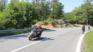 fast motorcycle drive by 300kmh