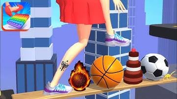 Tippy Toe 🦶🏻🦶🏻🍔🍆🎂💕: All Levels Gameplay Walkthrough Android, iOS NEW UPDATE