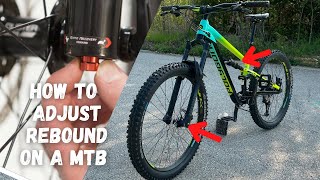 How to Dial In Rebound on a Mountain Bike