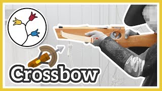 I built a homemade kids crossbow for my son. I show you how to do it and what I learnt. This DIY kids crossbow works really well ...