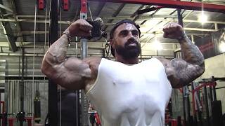 heavy arm workout for straight up mass (recomp ep18)