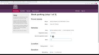 How to book parking vouchers