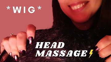 ASMR - 6 HOURS FAST and AGGRESSIVE SCALP SCRATCHING MASSAGE | WIG scratching | No talking for sleep