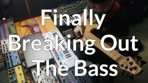 Electro-funk with Electric Bass, Moog Matriarch, Buchla Easel Command, and Arturia Drumbrute Impact