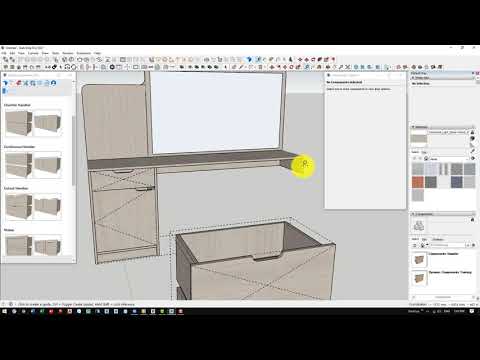 How to draw Make up Table in Sketchup fastest and accurate in 10 minutes