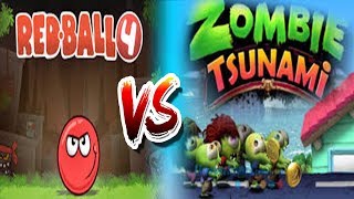 Red Ball 4, Zombie Tsunami Kids Games Free