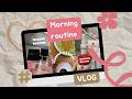 Morning Routine روتین صبحگاهی روتین مراقبت پوست و آرایش درست کردن ماچا آنباکسینگ 