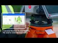 Electronic Bubbles Animated Guidance of SLT12 Android Total Station