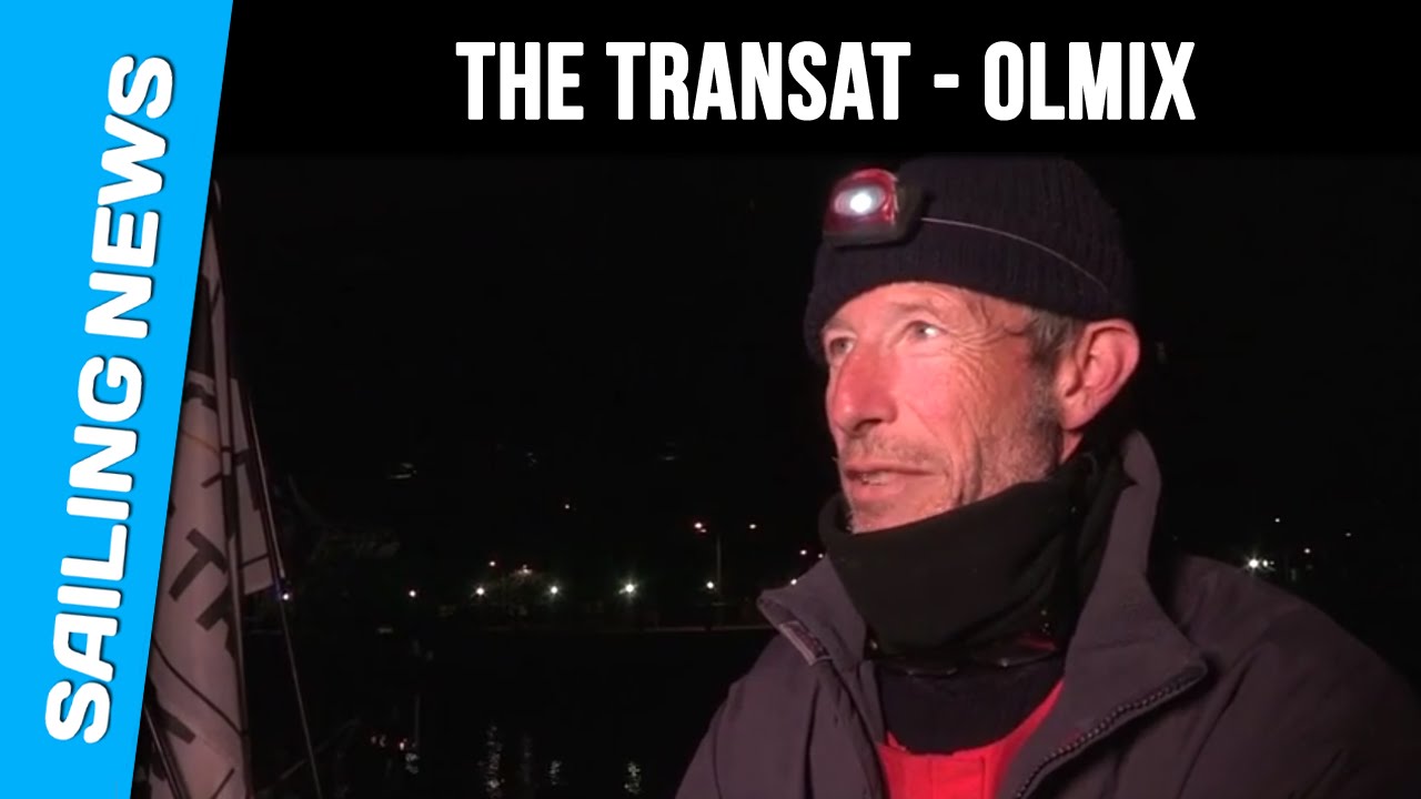 The Transat Barkerly - Arrival of OLMIX , Pierre ANTOINE
