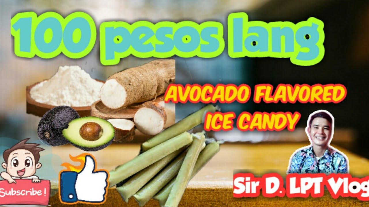 Avocado Ice Candy with cassava flour YouTube