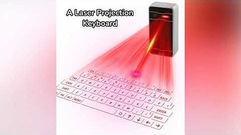 A Highly Convenient Laser Wireless Bluetooth Projection Keyboard