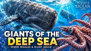 Giants of the Deep Sea 8K | Sperm Whales, Giant Squid & The Mysterious Creatures Hidden Below
