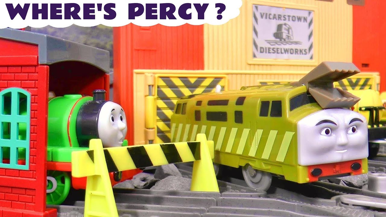 Toy Train Rescue Story With Thomas Trains And The Funlings
