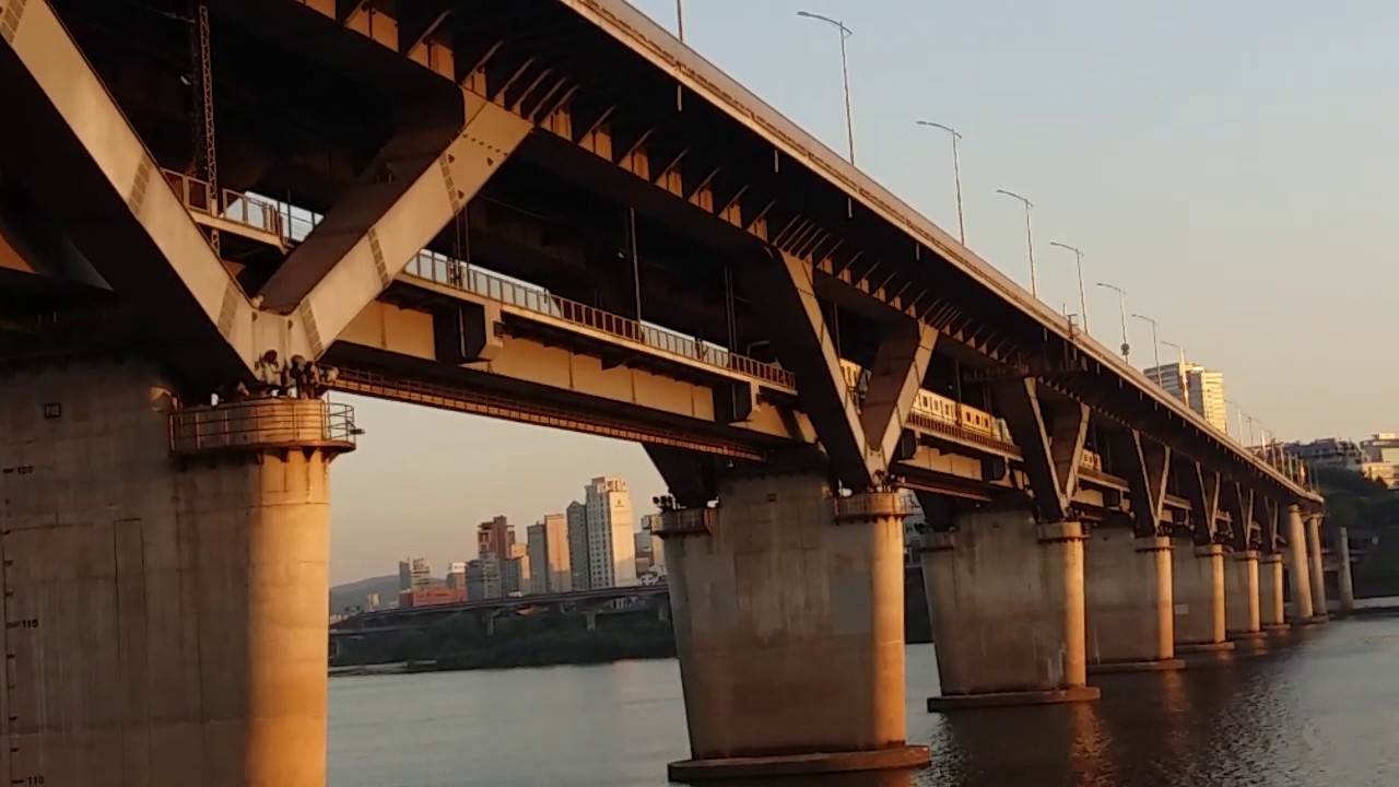 서울7호선 청담대교 열차영상