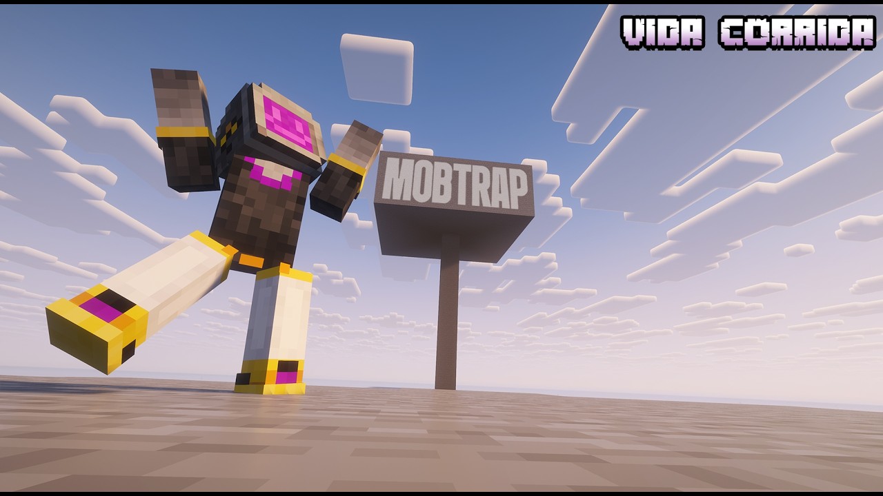 Fazendo uma MOBTRAP no MINECRAFT