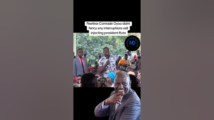 See Dean of comrades resist interruptions while injecting President Ruto face to face