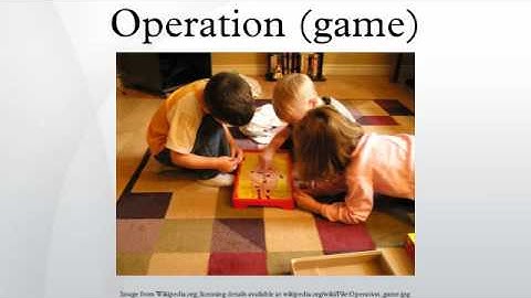 Operation (game)