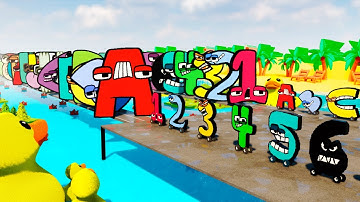 Number Lore 1-26 vs Alphabet Lore A-Z #2 | Teardown