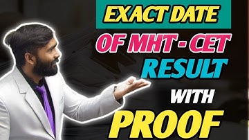 MHT -CET 2022|Exact Date of Release of Result|Pradeep Giri Update