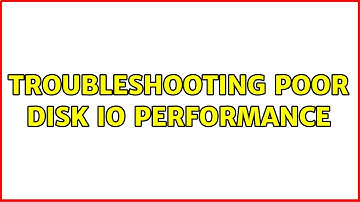 Troubleshooting poor disk IO performance (2 Solutions!!)