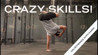 Yoga, calisthenics, arm balances, breakdance... Karim's skills!
