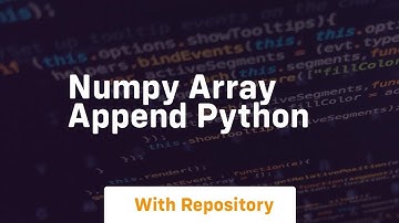 numpy array append python