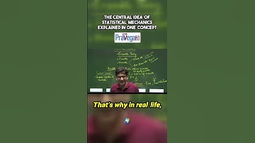 Het ene kernidee van statistische mechanica 🔥 | CSIR NET & IIT JAM Physics