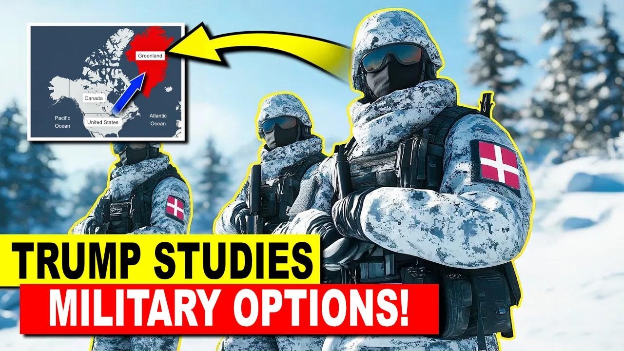 Denmark and Allies Send TROOPS to Protect Greenland – Trump Considers Military Options!